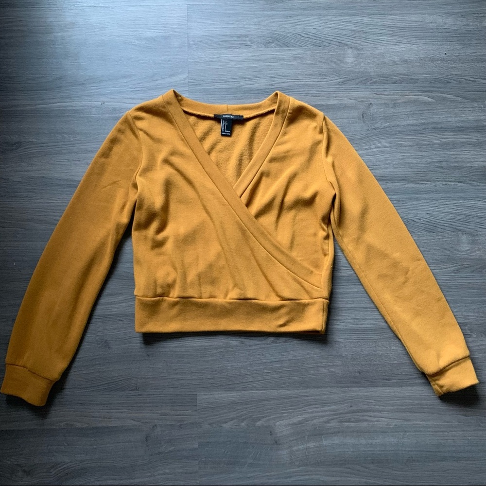 surplice sweater